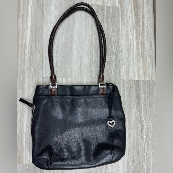 Brighton Mock Croc Braided Strap Shoulder Bag - Picture 2 of 11